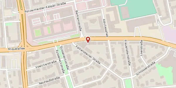 Karte der Umgebung von Adickesallee 49, 60322 Frankfurt