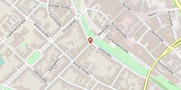 Karte der Umgebung von Kanalstr. 2, 41460 Neuss