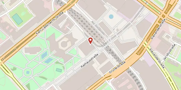 Karte der Umgebung von Gontardstraße 11, 10178 Berlin