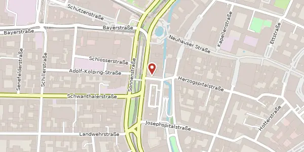 Karte der Umgebung von Sonnenstr. 11/IV, 80331 München