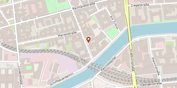 Karte der Umgebung von Albrechtstraße 15, 10117 Berlin