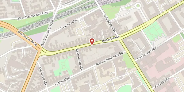 Karte der Umgebung von Ritterstr. 256, 47805 Krefeld