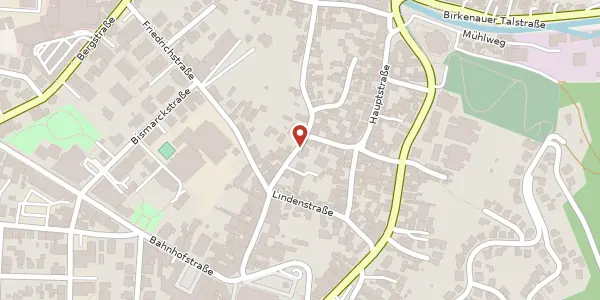 Karte der Umgebung von Hauptstraße 33, 69469 Weinheim