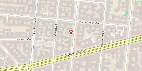 Karte der Umgebung von Schlüterstraße 37, 10629 Berlin