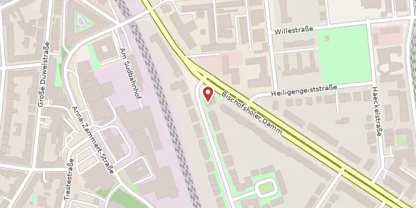 Karte der Umgebung von Brehmstraße 1, 30173 Hannover