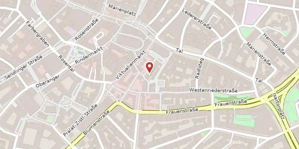 Karte der Umgebung von Viktualienmarkt 5, 80331 München