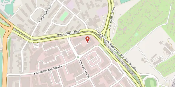 Karte der Umgebung von Königsberger Str. 2, 60487 Frankfurt