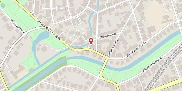 Karte der Umgebung von Straße des Friedens 23, 99094 Erfurt