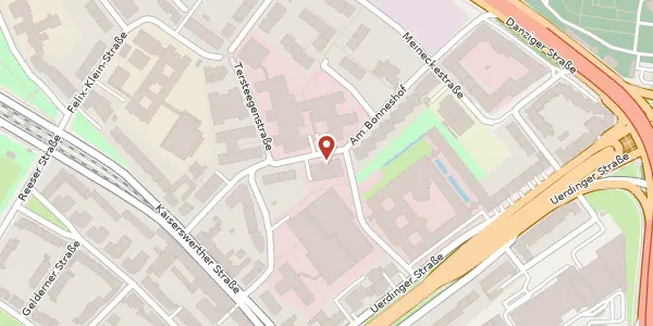 Karte der Umgebung von Am Bonneshof 5, 40474 Düsseldorf