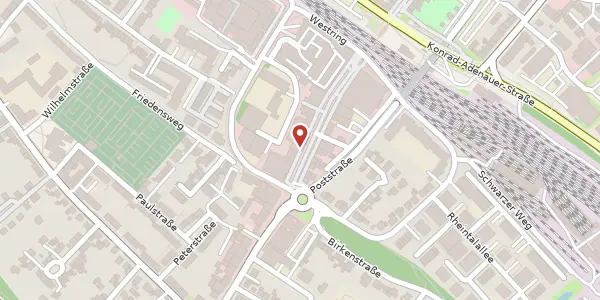 Karte der Umgebung von Flach-Fengler-Str. 74, 50389 Wesseling