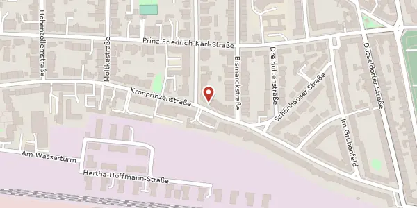 Karte der Umgebung von Kronprinzenstr. 94, 44135 Dortmund