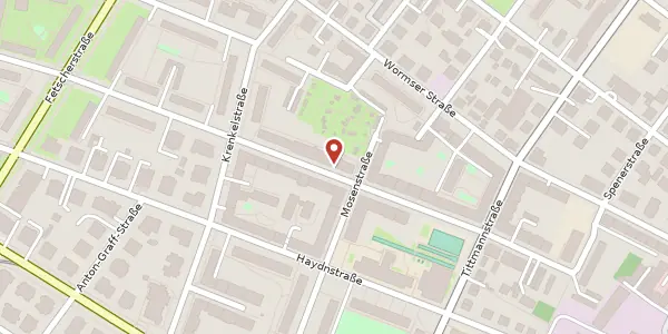 Karte der Umgebung von Holbeinstraße 143, 01309 Dresden
