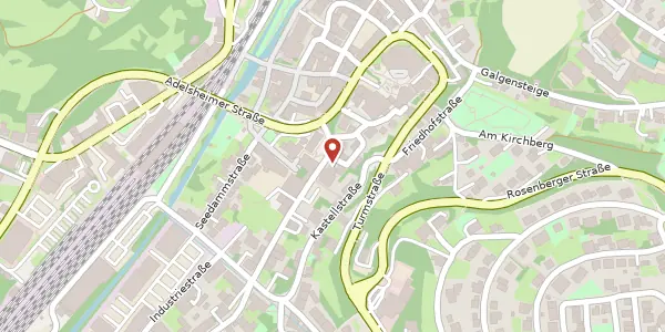 Karte der Umgebung von Kellereistr. 19, 74706 Osterburken