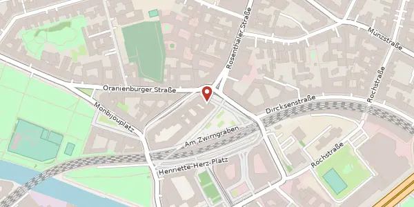 Karte der Umgebung von Hackescher Markt 4, 10178 Berlin