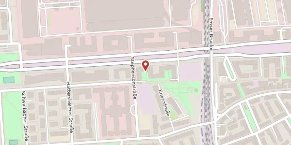 Karte der Umgebung von Europa-Allee 81, 60486 Frankfurt