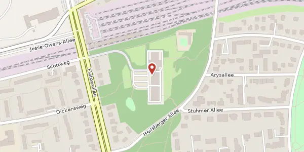 Karte der Umgebung von Flatowallee 16, 14055 Berlin