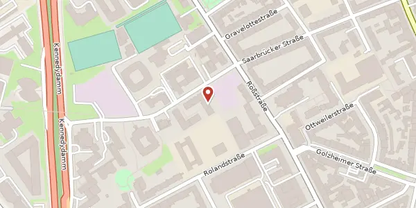 Karte der Umgebung von Hans-Böckler-Str. 14, 40476 Düsseldorf