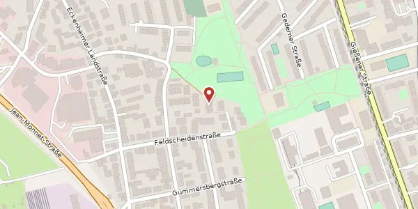 Karte der Umgebung von Feldscheidenstr. 20, 60435 Frankfurt