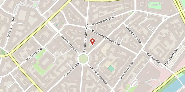 Karte der Umgebung von Klenzestr. 22, 80469 München