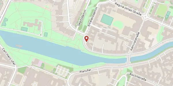 Karte der Umgebung von Fraenkelufer 50, 10999 Berlin