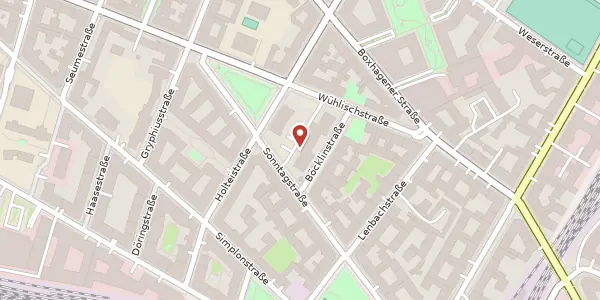 Karte der Umgebung von Sonntagstraße 15, 10245 Berlin