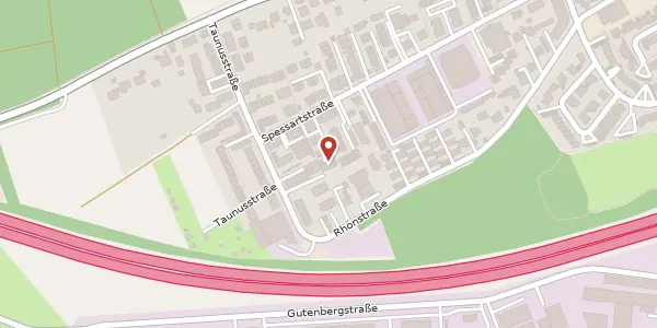 Karte der Umgebung von Spessartstr. 23A, 63477 Maintal