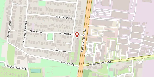 Karte der Umgebung von Am Haag 3, 80937 München