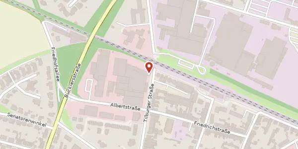 Karte der Umgebung von Tilburger Str. 15, 41751 Viersen