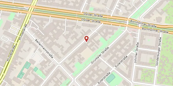 Karte der Umgebung von Stettiner Straße 24, 13357 Berlin