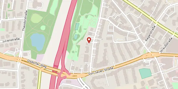 Karte der Umgebung von Silcherstraße 9, 22761 Hamburg