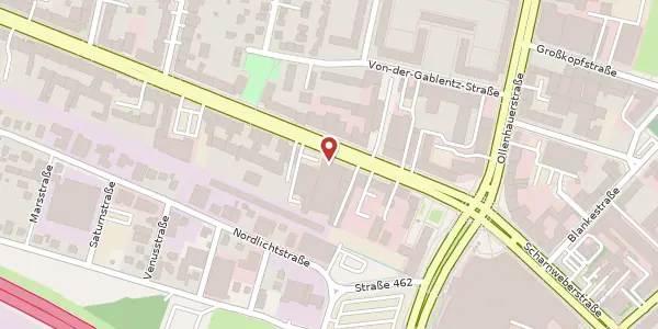 Karte der Umgebung von Scharnweberstraße 130-131, 13405 Berlin