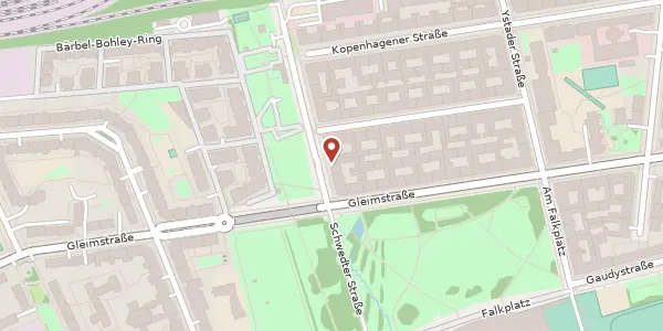 Karte der Umgebung von Schwedter Straße 77, 10437 Berlin