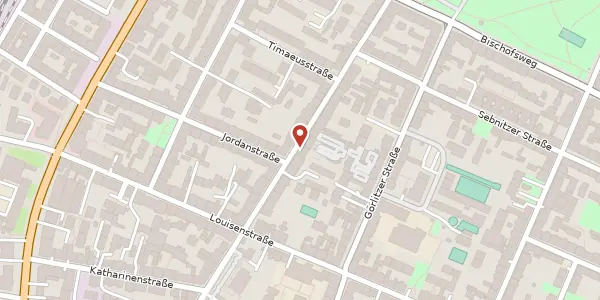 Karte der Umgebung von Alaunstraße 66, 01099 Dresden