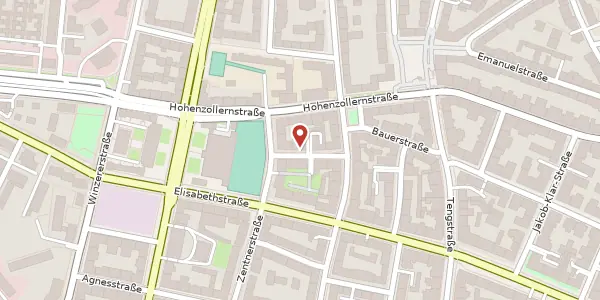 Karte der Umgebung von Horscheltstr. 4, 80796 München