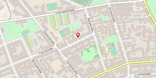 Karte der Umgebung von Schröderstraße 11/II, 10115 Berlin