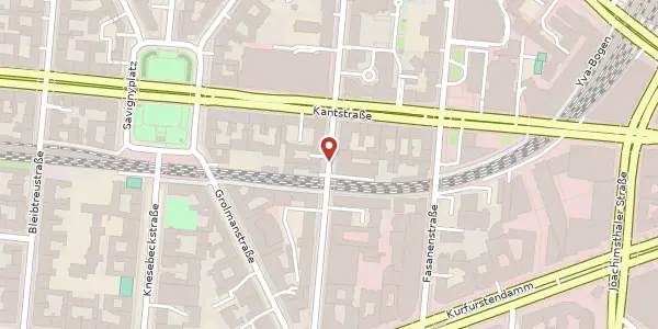 Karte der Umgebung von Uhlandstraße 7/8, 10623 Berlin