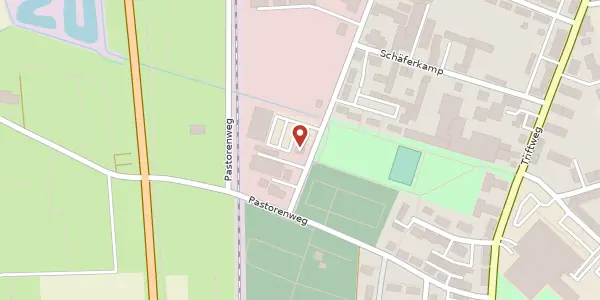 Karte der Umgebung von Bruchweg 5, 38350 Helmstedt