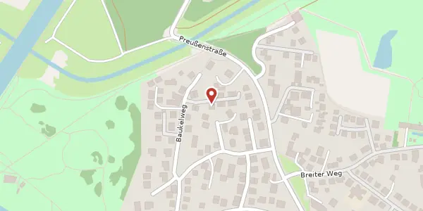 Karte der Umgebung von Baukelweg 90 k, 44532 Lünen
