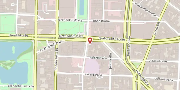 Karte der Umgebung von Königsallee 98a, 40215 Düsseldorf