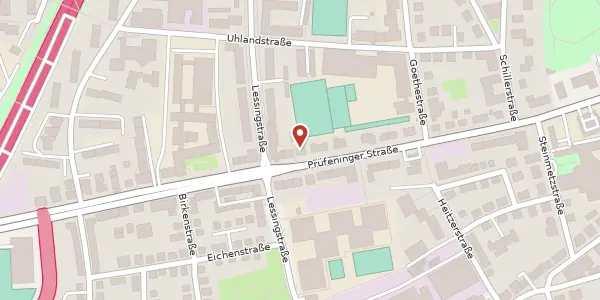 Karte der Umgebung von Prüfeninger Str. 52, 93049 Regensburg