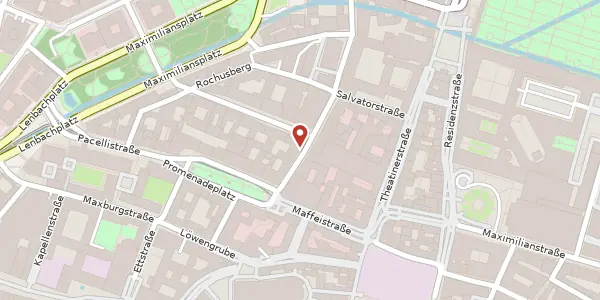 Karte der Umgebung von Kardinal-Faulhaber-Str. 15, 80333 München