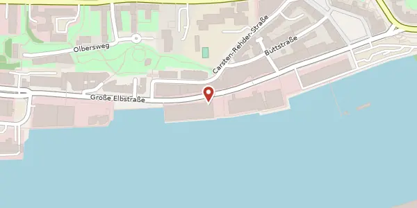 Karte der Umgebung von Große Elbstraße 43-45, 22767 Hamburg