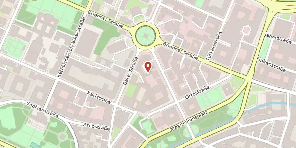 Karte der Umgebung von Max-Joseph-Str. 7 a, 80333 München