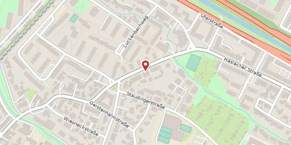 Karte der Umgebung von Markgrafenstraße 80, 79115 Freiburg im Breisgau