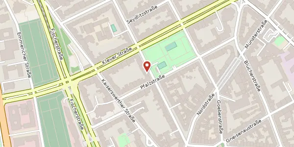 Karte der Umgebung von Schwerinstr. 36, 40477 Düsseldorf