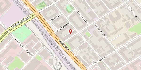 Karte der Umgebung von Radickestraße 72, 12489 Berlin