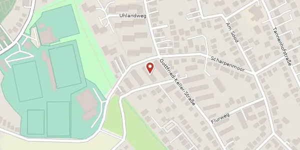 Karte der Umgebung von Scharpenmoor 58, 22848 Norderstedt