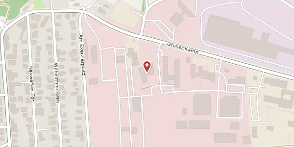 Karte der Umgebung von Grüner Kamp 19-21, 24768 Rendsburg