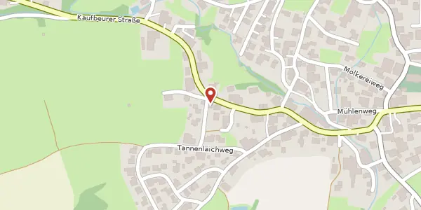 Karte der Umgebung von Kaufbeurer Str. 19, 86987 Schwabsoien