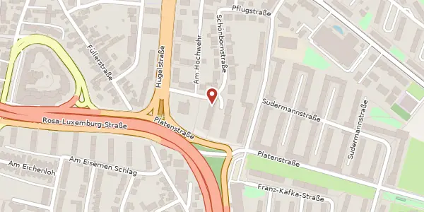 Karte der Umgebung von Schönbornstr. 41, 60431 Frankfurt